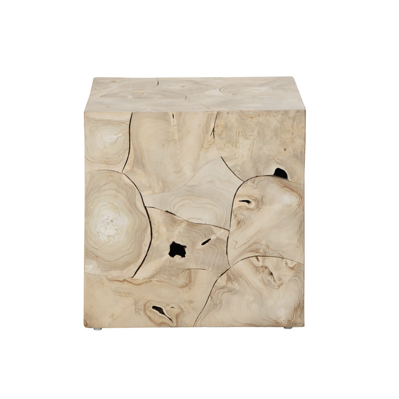 Barron Square Teak Accent_End Table