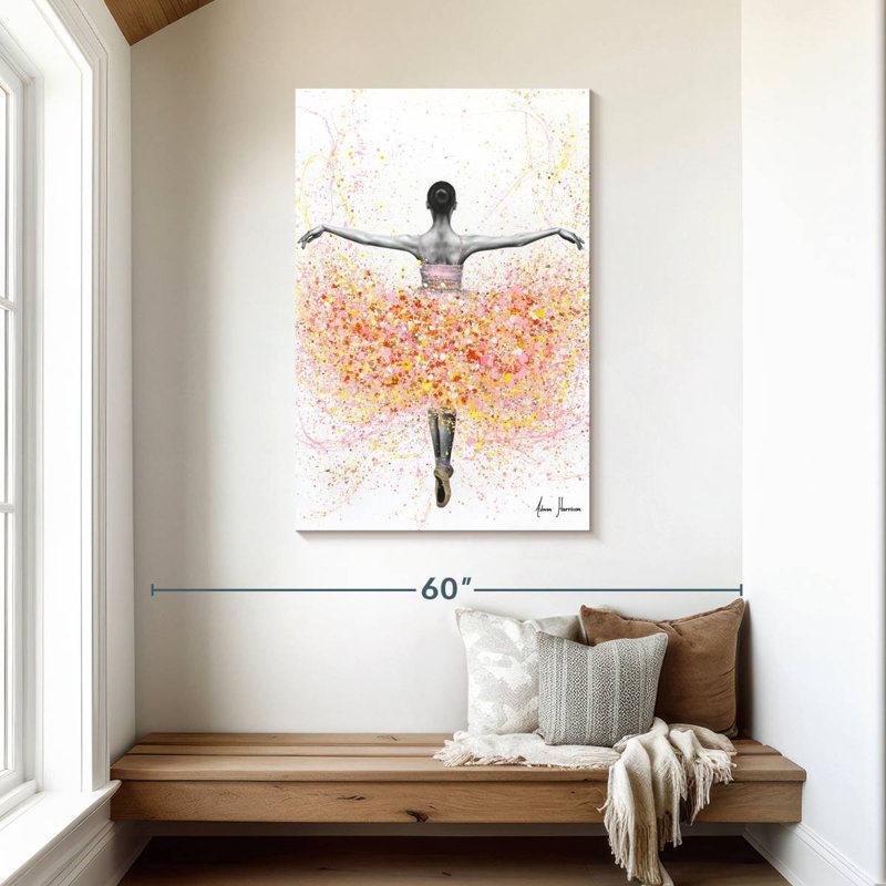 Enn Floral Dancer, 45" H x 30" W