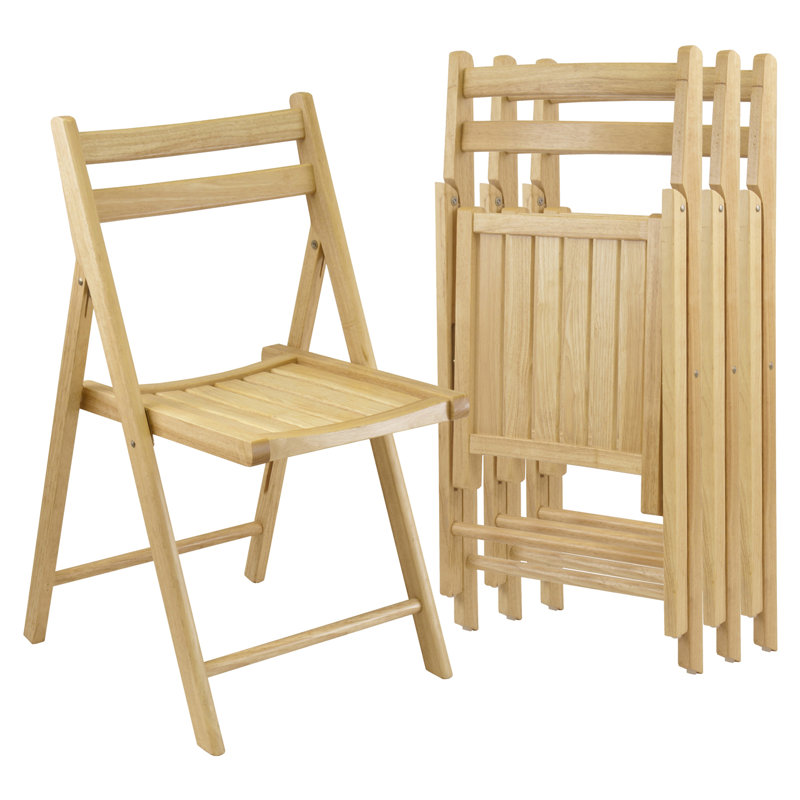 Chaise pliante en bois