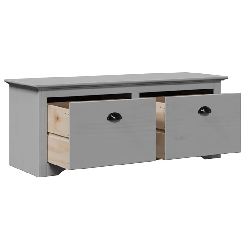 Hallway Bench BODO 114X40x45 Cm, Grey