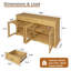 Buffet l 60 "avec 4 portes en verre-1532998255