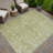 Machine Washable Indoor/Outdoor Chantille ACN2324 Ikat Rug-1032731498
