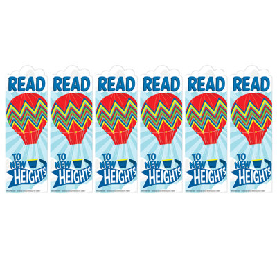 Eureka Hot Air Balloon New Heights Bookmarks, 36 Per Pack, 6 Packs