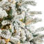 Arbre de Noël enneigé et givré avec lumières DEL fixes / constantes-686973259