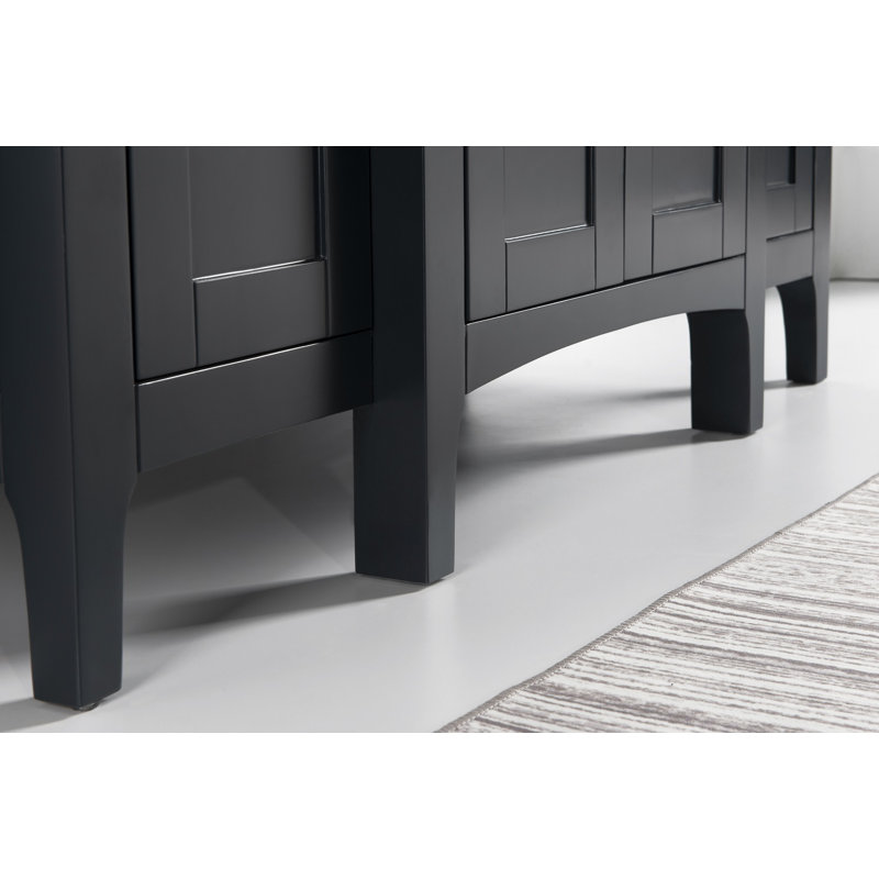 Ensemble de meuble-lavabo simple 49 "Science, Gris foncé
