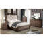 Mobilier de chambre à coucher contemporain contemporain de style rustique avec tiroirs supérieurs doublés de feutre pour commode 1 pièce