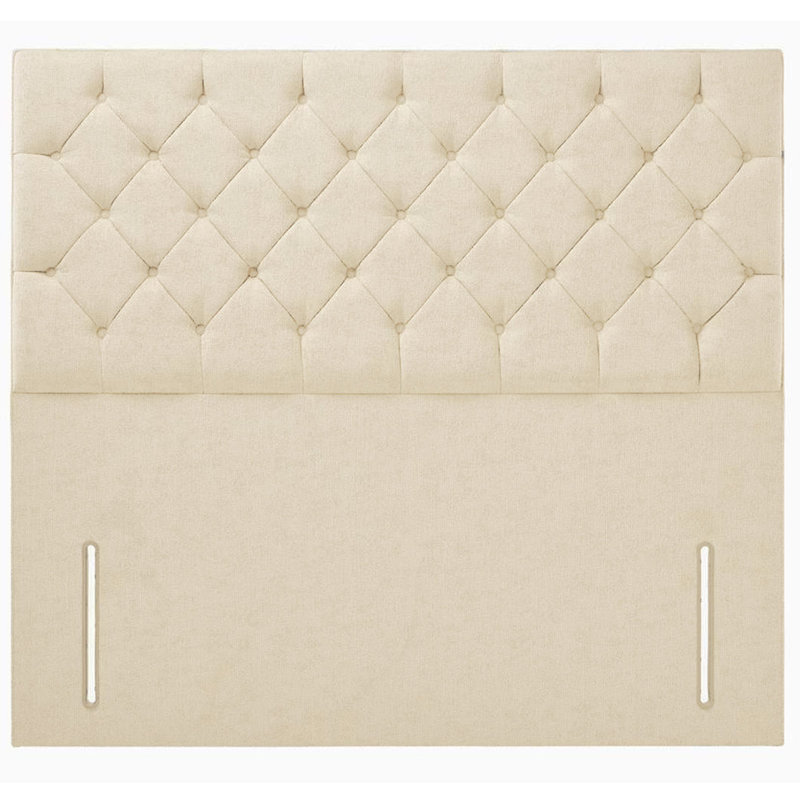 Carterjames Upholstered Headboard, Double (4'6), Cream