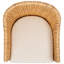 Chaise avec accoudoirs en lin Aahan