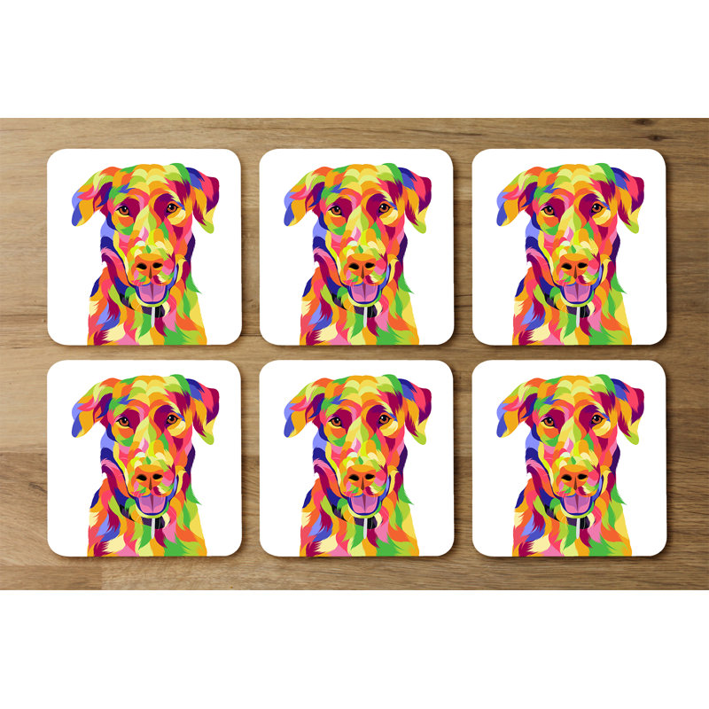 Ducas Square 6 Piece Coaster Set