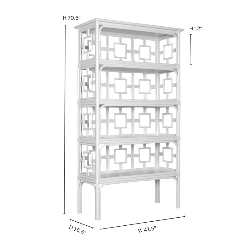 Étagère à livres H 70,5 "x l 41,5" Covertt, Vert vif