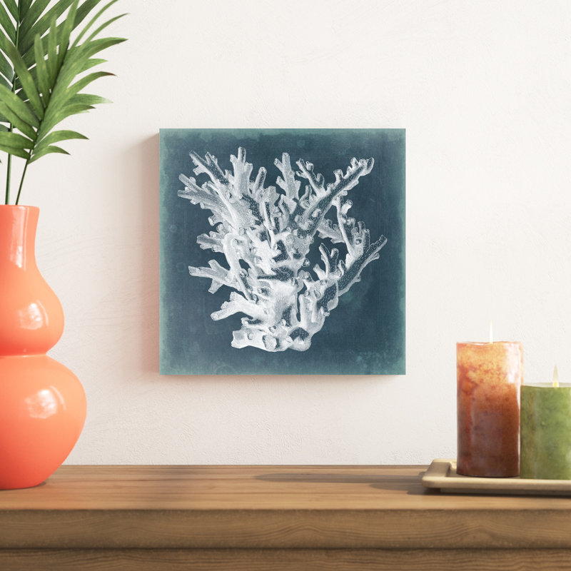 Azur corail I, H 12 po x l 12 po x P 1,25 po