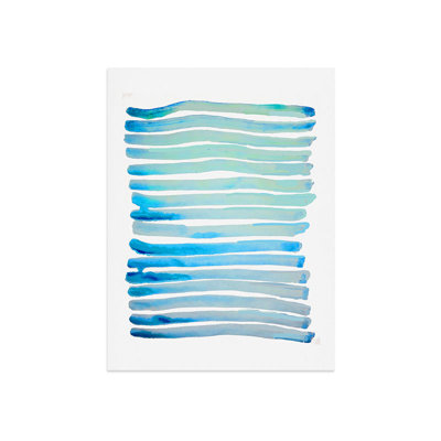 " Year Blue Water Lines " by Alicia Jones