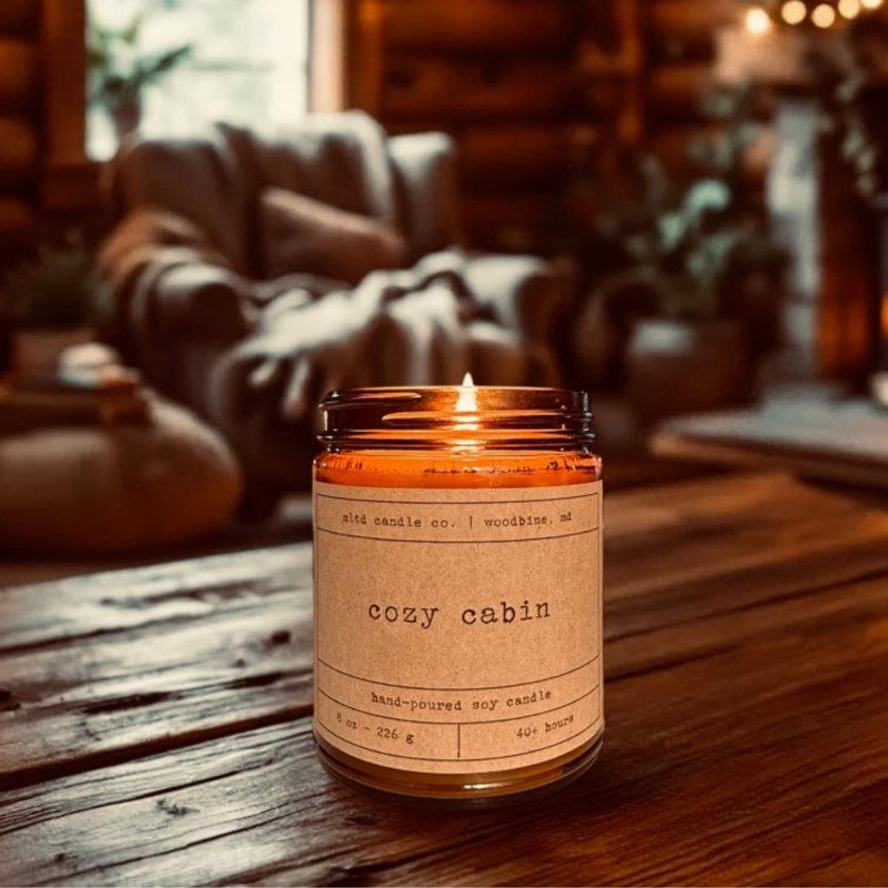 Cozy Cabin Scented Soy Candle