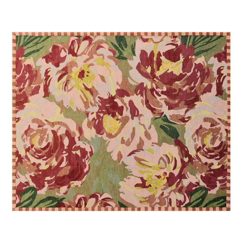 Autumn Rose Rug, Rectangle 8' x 10'