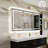 36 in. H Recessed/Surface Mount LED Medicine Cabinet with Mirror And GFCI-106766562