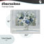 «Blue Hydrangea & Anemone Bouquet», estampe numérique, conception de Sally Swatland-476303281-476303285