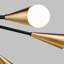 Andrea 6 Light Metal Semi Flush Mount