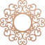 Médaillon de plafond en bois ajouré Reims-63412235-63412240