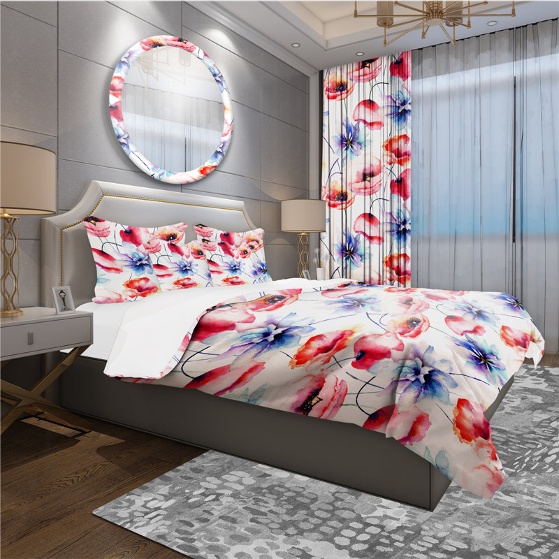 Ensemble de housse de couette moderne et contemporaine, Housse de couette double / grand + 2 taies