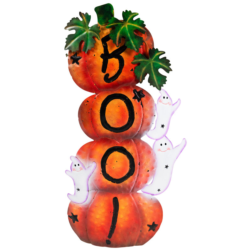 Décoration d'Halloween d'extérieur 33 "orange et noire 33"