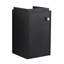 Meuble-lavabo compact, 12 po x 12 po x 24,1 po, fixation murale, châtaignier noir, petite armoire à rayures