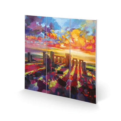 Stonehenge Equinox by Scott Naismith - No Frame Painting on Wood