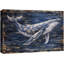 «Whale Ocean», marine, photos de salon côtier, impression sur toile encadrée-126137012-126137015