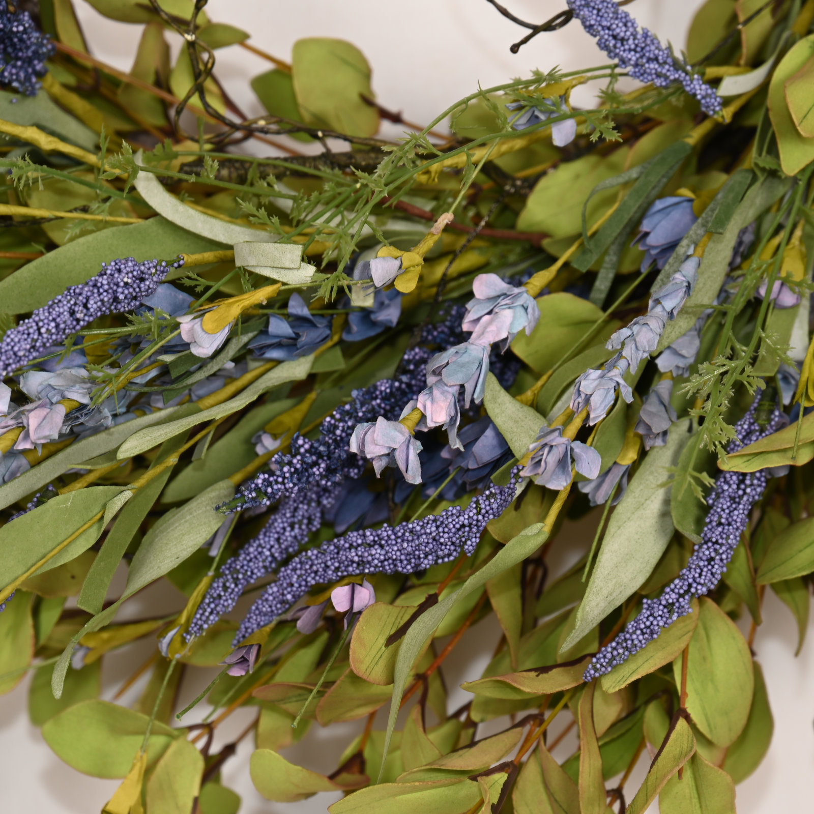 24" Handcrafted Lavender Wildflower Wreath
