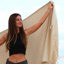 Serviette de plage en coton Astrea-69531109