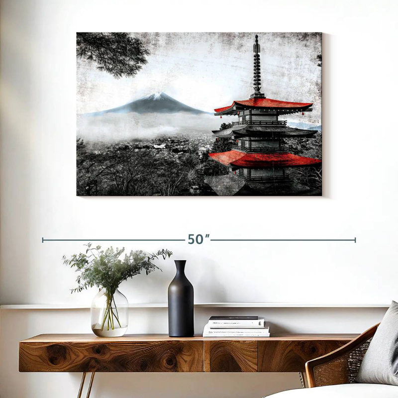 Adella Chureito Pagoda Pop, 26" H x 39" W