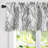 Tree Branch Linen Lined Double Layer Thermal Insulated Room Darkening Blackout Valance-66606455-66606453