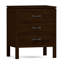 Origins 3 - Drawer Solid Wood Nightstand-313729491