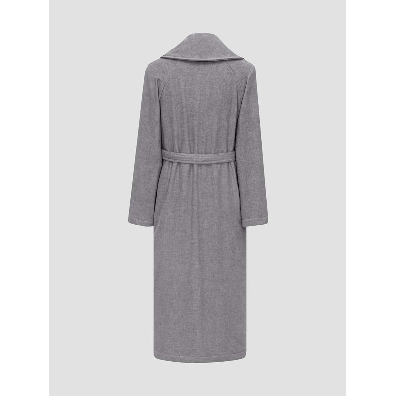 Aristo 100% Cotton Terry Cloth Boy / Man+ Mid-Calf Bathrobe with Pockets, L