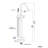Freestanding Bathtub Faucet With Hand Shower And Fine Spray Pattern Sleek For Modern Bath