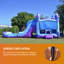 Combo toboggan aquatique JumpOrange Titastic Bastic pour enfants et adultes (avec souffleur)