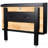 Wall Mounted Workbench, Robust Space-Saving Foldable Workbench with Rubberwood Work Surface, Pegboard for Tools