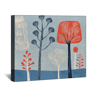 Toile tendue sur toile Trees - Décoration murale nature en plusieurs tailles