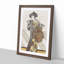 Courtesan Iwai Hanshiro by Katsukawa Shunsho - Picture Frame Painting Print-55510406-55510407