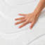 Tapis blanc à poils longs lavable Hardage-676650314