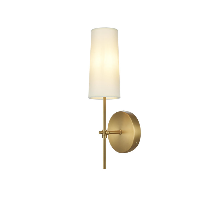 Imogen 15.5'' H 1-Light Iron Wallchiere, Satin Gold