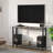 Console Table, Entryway Table With Storage, Industrial Sofa Table With V Design, 2-Tier Narrow Console Table-537844812-549872531