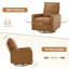 Fauteuil inclinable à bascule pivotant manuel rembourré pour chambre d'enfant-275771756