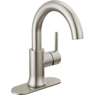 Trinsic Single Hole Faucet Bathroom Faucet with Drain Assembly