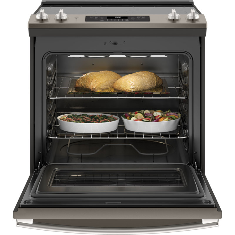 30" 5.3 cu ft. Slide-in Electric Range, Slate