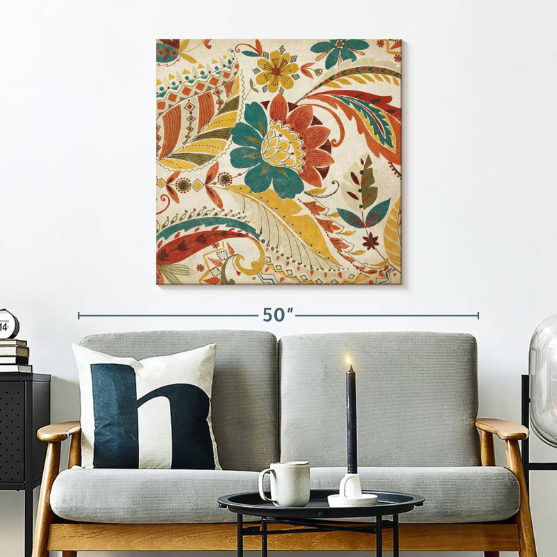 Kerner Boho Paisley Spice I, H 30 po x l 30 po