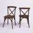 Arquit Stackable Cross-Back Wooden Bistro Chair-125324606-33388892