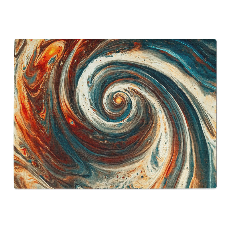 Liquid Marbling Vol.4  Glass Chopping Board