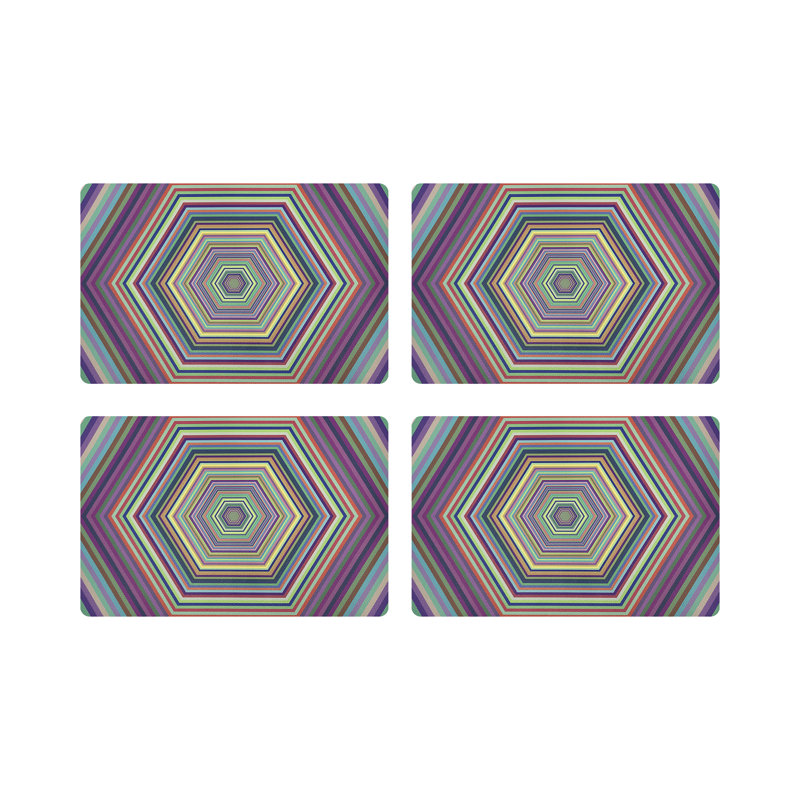 Napperon en cuir Hex Dylan