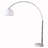 Ioanna 175cm Chrome Arched Floor Lamp