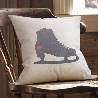O Canada Skating Canada Lifestyle Throw Pillow